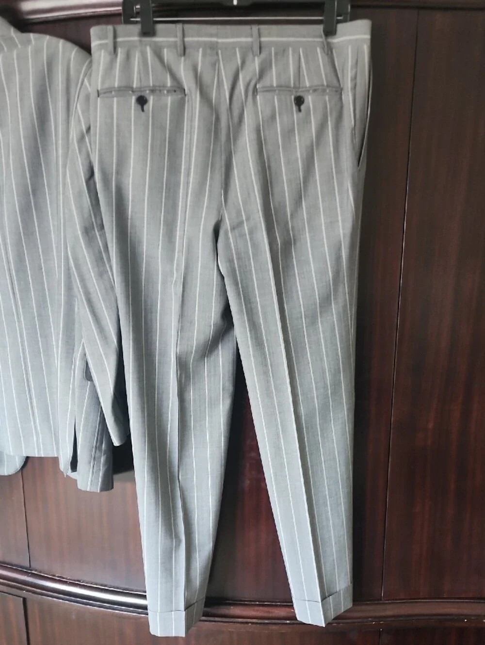Canali Grey Pinstripe Two-Piece Suit